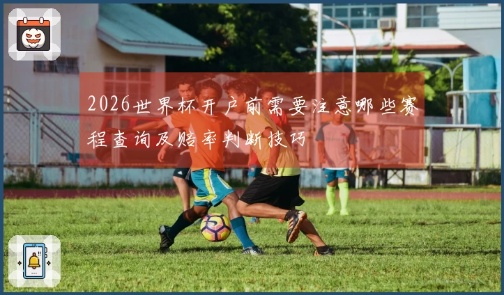 2026世界杯开户前需要注意哪些赛程查询及赔率判断技巧
